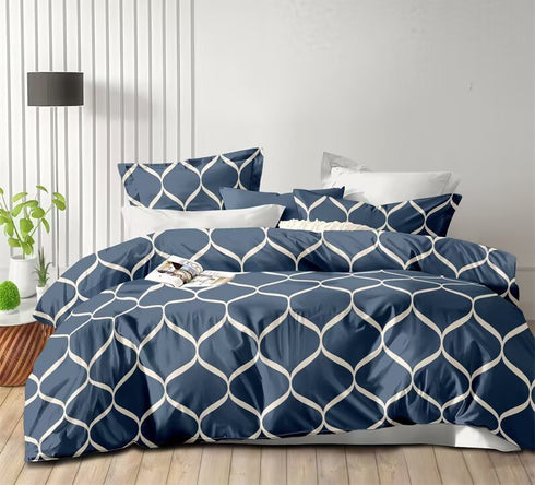 Venus King Size Bed Sheet Set with 2 Pillow Cover for Double Bed