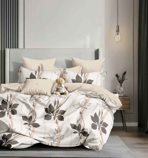 Venus King Size Bed Sheet Set with 2 Pillow Cover for Double Bed