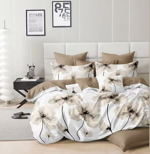 Venus King Size Bed Sheet Set with 2 Pillow Cover for Double Bed