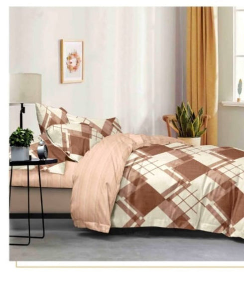 Venus King Size Bed Sheet Set with 2 Pillow Cover for Double Bed