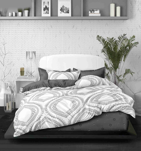 Venus King Size Bed Sheet Set with 2 Pillow Cover for Double Bed