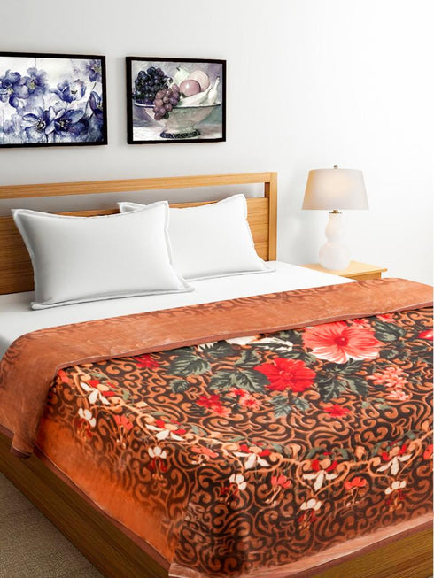 Sonnet by Florida Single Ply Mink Double Bed Blanket for Winter