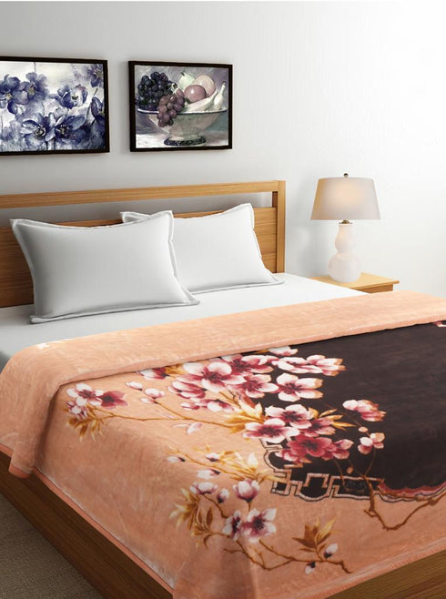 Sonnet by Florida Single Ply Mink Double Bed Blanket for Winter