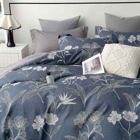 Florida Winkle Premium Quality Imported King Size Elastic Fitted Bedsheet with Coordinated Pillow Covers