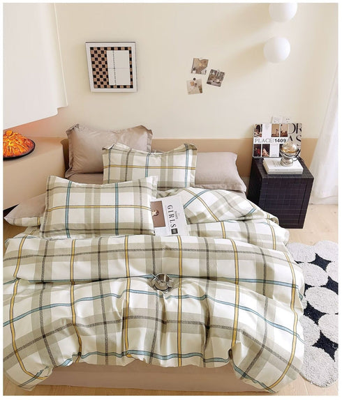 Florida Winkle Premium Quality Imported King Size Elastic Fitted Bedsheet with Coordinated Pillow Covers