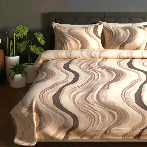 Florida Winter Delight King Size Warm Bed Sheet for Winter