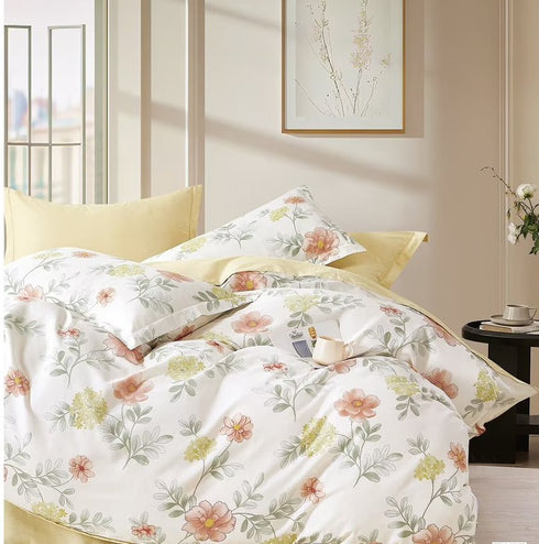 Yana Pure Cotton Single Bed Duvet Cover for Comforter, Blanket & Quilt