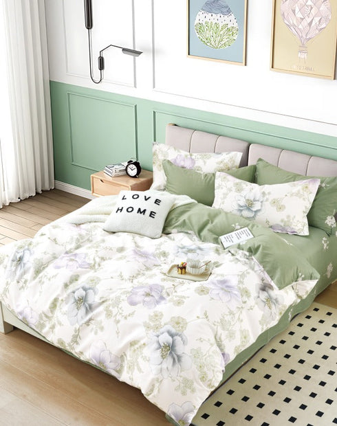 Yana Pure Cotton Single Bed Duvet Cover for Comforter, Blanket & Quilt