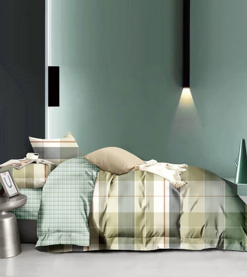 Yana Pure Cotton Single Bed Duvet Cover for Comforter, Blanket & Quilt