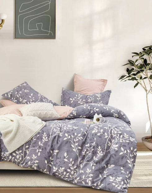 Yana Pure Cotton Single Bed Duvet Cover for Comforter, Blanket & Quilt