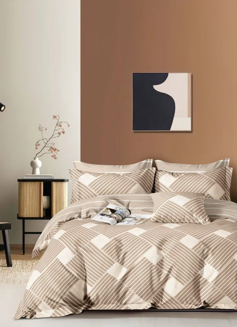 Yana Pure Cotton Single Bed Duvet Cover for Comforter, Blanket & Quilt