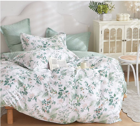 Florida's Yana Double Bed 100% Cotton Imported Bedsheet Set with 2 Pillow Covers