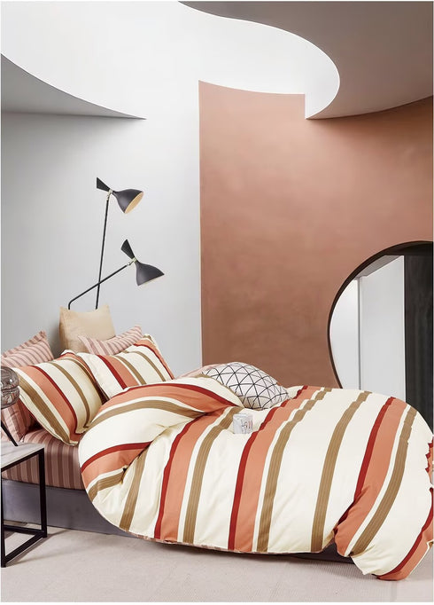 Florida's Yana Double Bed 100% Cotton Imported Bedsheet Set with 2 Pillow Covers