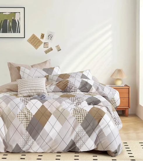 Florida's Yana Double Bed 100% Cotton Imported Bedsheet Set with 2 Pillow Covers