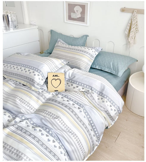 Florida's Yana Double Bed 100% Cotton Imported Bedsheet Set with 2 Pillow Covers