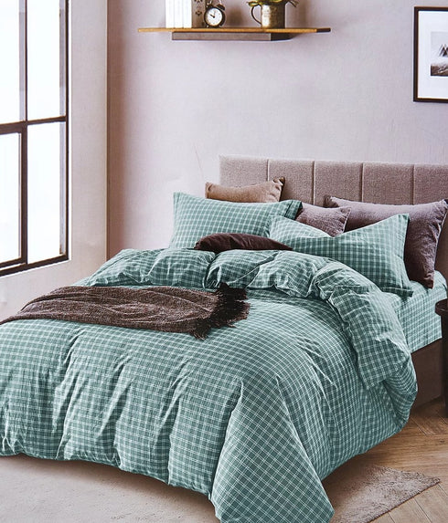 Yana 100% Pure Cotton Imported Single Bedsheet with Pillow Cover by Florida