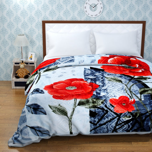 Yen Two Ply Super Soft Mink Double Bed Blanket