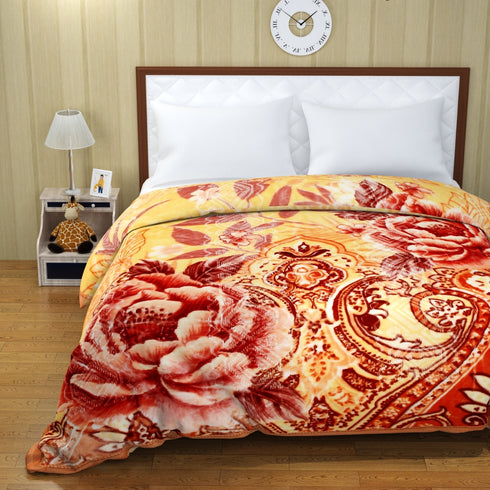 Yen Two Ply Super Soft Mink Double Bed Blanket