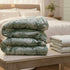 Florida 250 GSM Super Soft All Season Fluffy Reversible Double Bed Comforter - (Paisley, Seagreen)