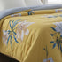 Florida 250 GSM Super Soft All Season Fluffy Reversible Double Bed Comforter - (Floral, Mutard)