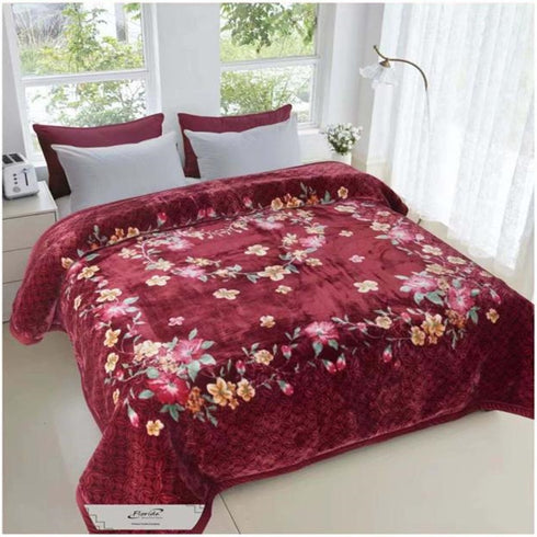 Ebony by Florida 2 Ply Double Mink Blanket for Heavy Winter