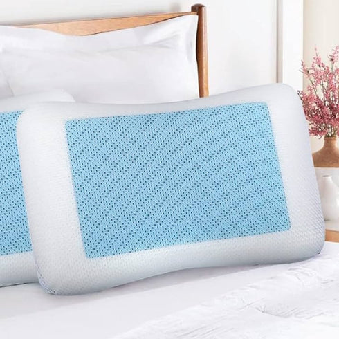 Best Memory Foam Pillow with Rexine Bag - Super Soft Sleeping Pillow