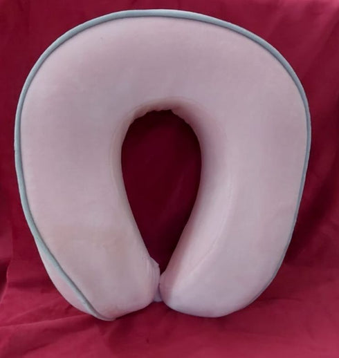 Headrest Travel Neck Pillow (Pink)
