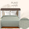 Plaid Check Fabric Comforter by Florida for Single & Double Bed