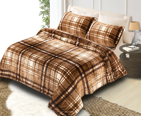 Poland Warm Bedsheet for Winter with Pillow Covers by Florida