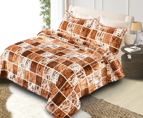Poland Warm Bedsheet for Winter with Pillow Covers by Florida