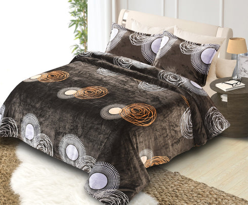 Poland Warm Bedsheet for Winter with Pillow Covers by Florida