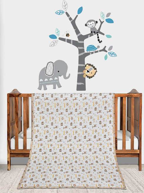 Bestie 180TC Cotton Top Sheet AC Reversible Dohar for Kids