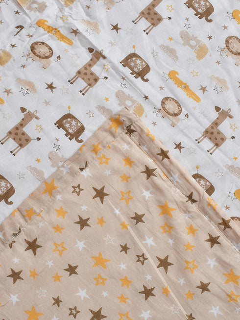 Bestie 180TC Cotton Top Sheet AC Reversible Dohar for Kids