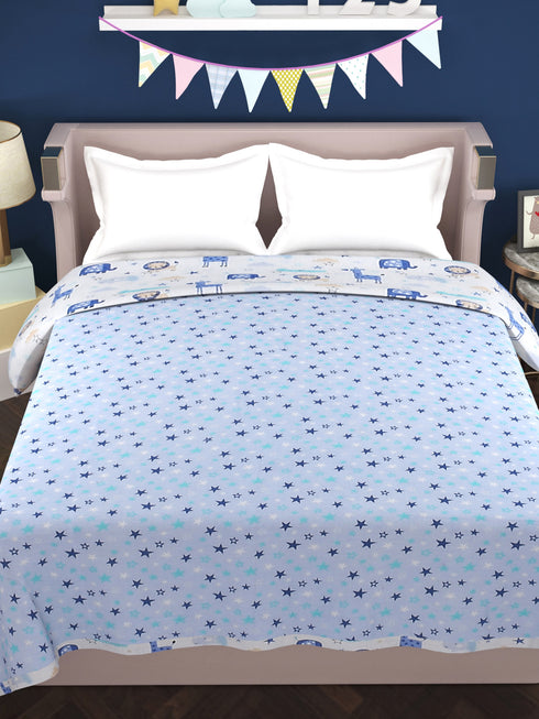 Bestie 180TC Cotton Top Sheet AC Reversible Dohar for Kids