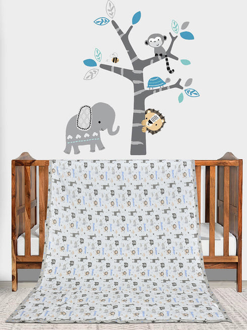 Bestie 180TC Cotton Top Sheet AC Reversible Dohar for Kids