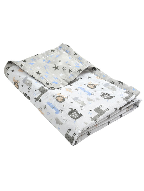 Bestie 180TC Cotton Top Sheet AC Reversible Dohar for Kids