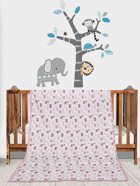 Bestie 180TC Cotton Top Sheet AC Reversible Dohar for Kids