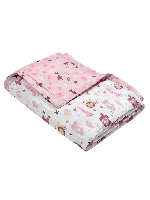 Bestie 180TC Cotton Top Sheet AC Reversible Dohar for Kids