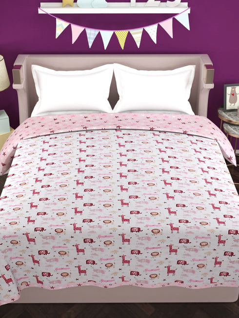 Bestie 180TC Cotton Top Sheet AC Reversible Dohar for Kids