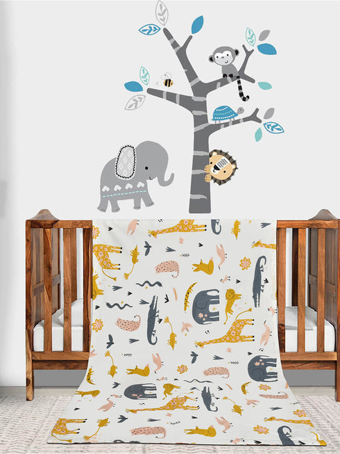 Bestie 180TC Cotton Top Sheet AC Reversible Dohar for Kids