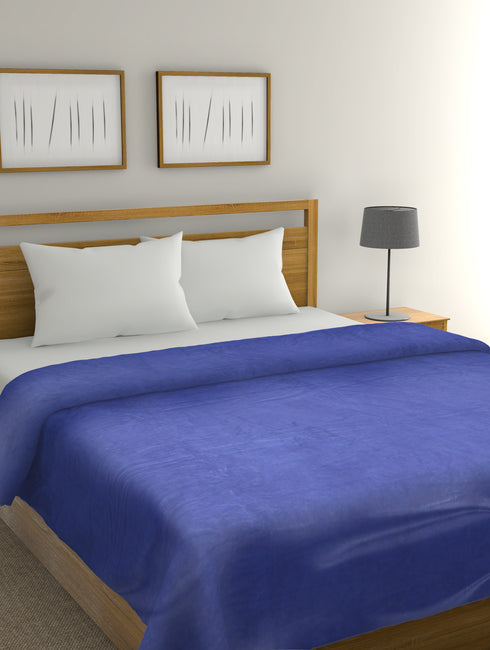 Chroma 270 GSM All Season AC Blanket (Blue)