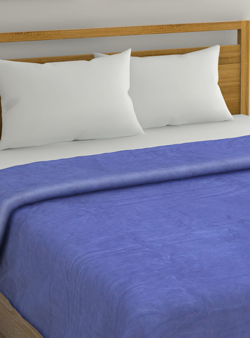 Chroma 270 GSM All Season AC Blanket (Blue)