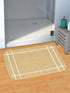 Set Of 2 Microfibre Bath Mats (Beige, 58 CM X 38 CM)