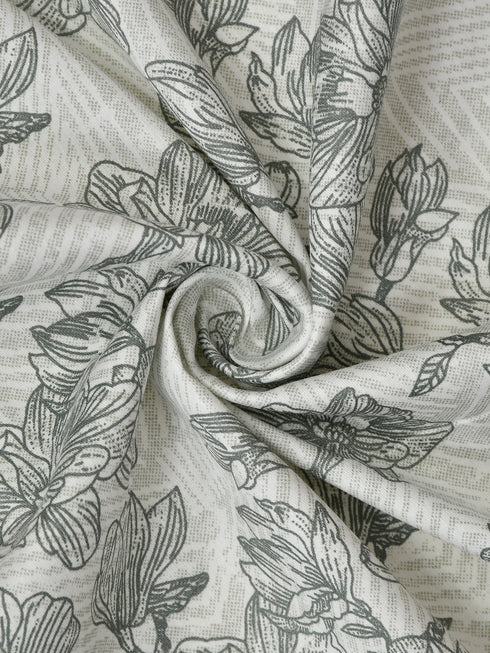 Secret Secret 300 TC Cotton King Bedsheet with 2 Pillow Coverss