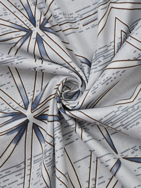 Secret 300 TC Cotton King Bedsheet with 2 Pillow Covers