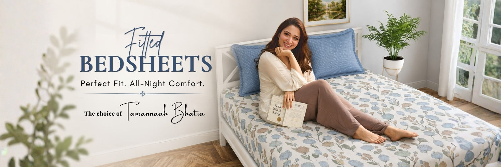 Elastic Fitted Bed sheets for King Size, Queen, Double Bed