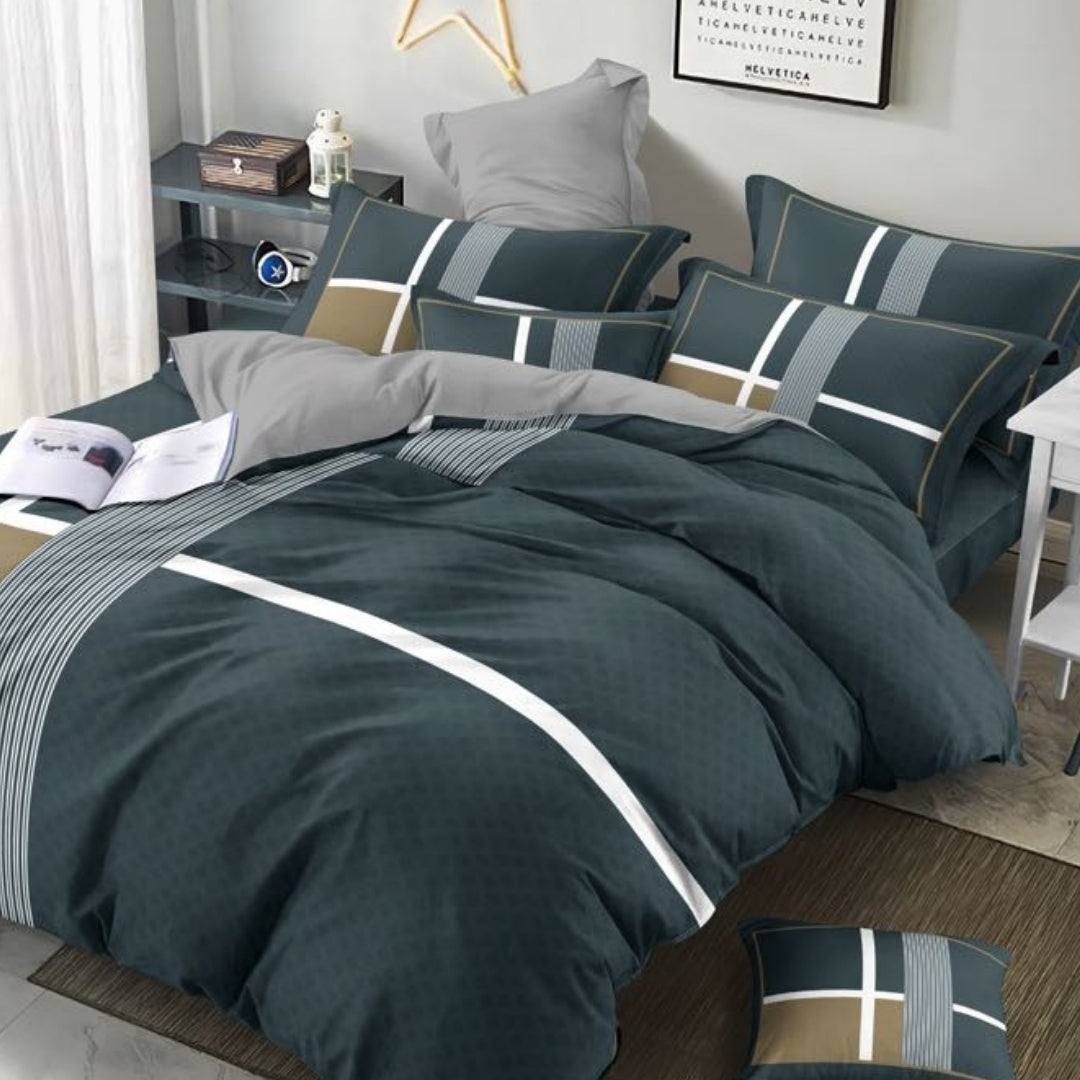 Roman Collection King Size Bed Sheet Set with Pillow Covers for Double Bed by Florida