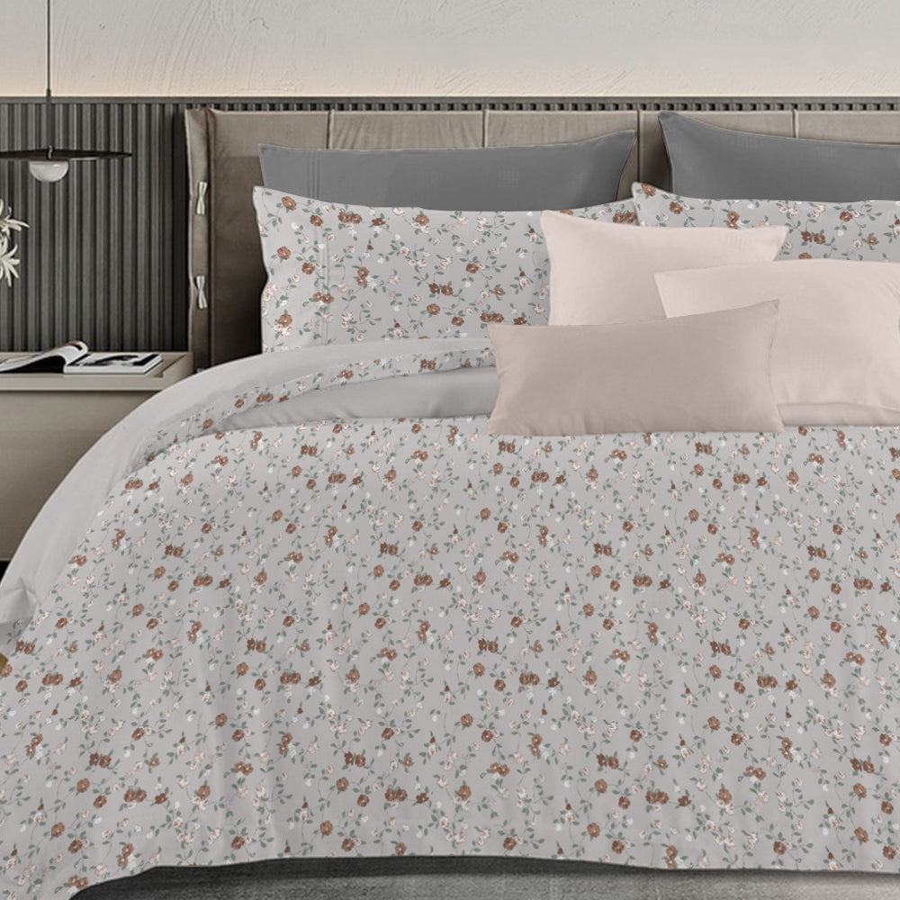 Florida's Ameralia 100% Pure Cotton King Size Bed Sheet Set with Pillow Covers