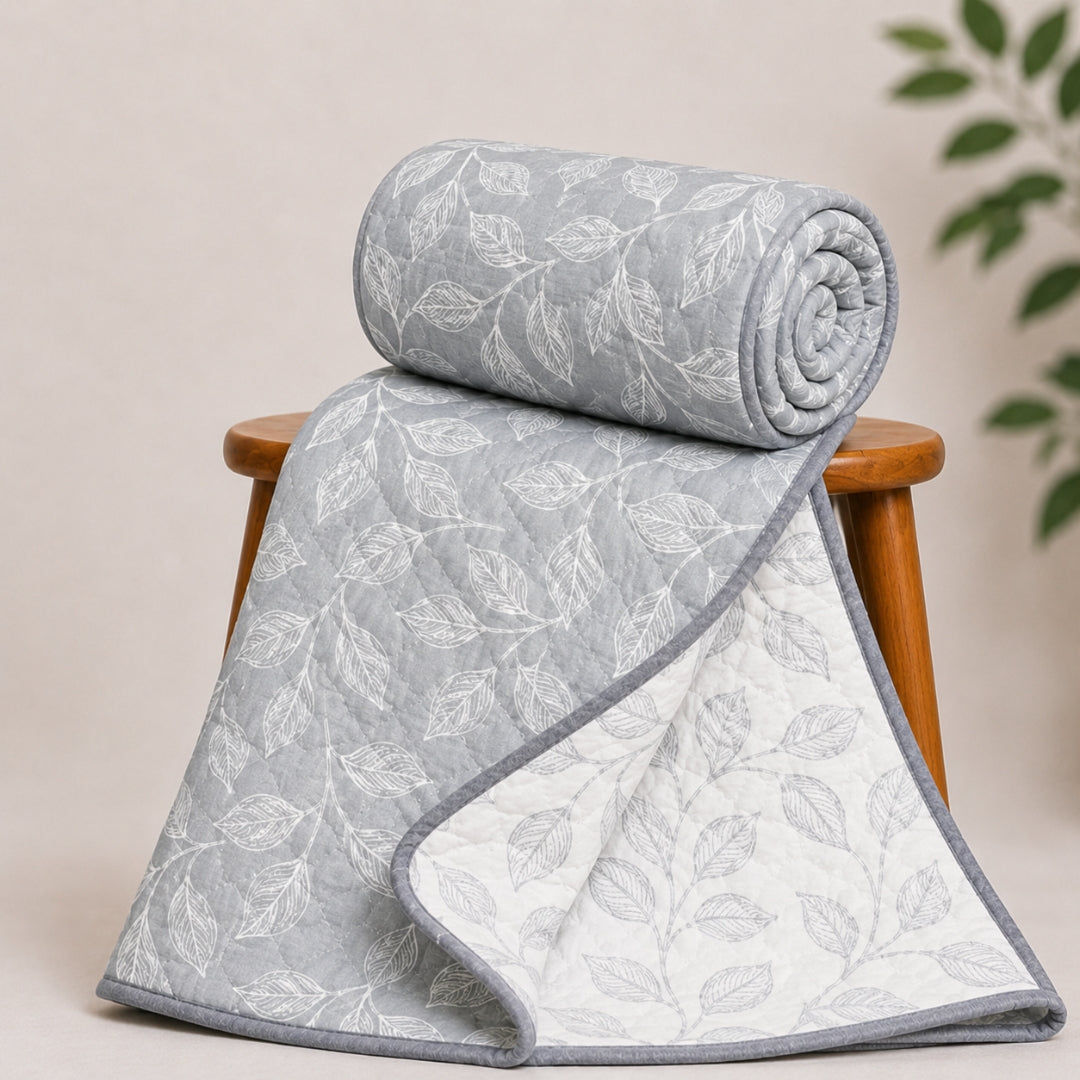 Florida Nova Ultra-Light Cotton Rich Super Soft Reversible Summer Dohar (Top Sheet) for Single & Double Bed