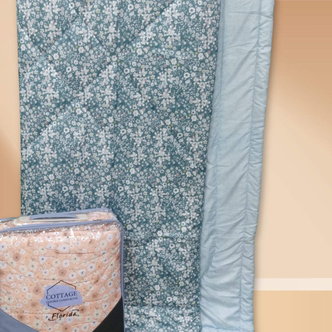 Cottage Reversible AC Comforter by Florida for Single & Double Bed